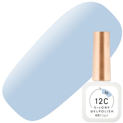 カルジェル 12C ノンワイプ スリーインワン ジェルポリッシュ8ml 20ヒヤシンス ミスティック ゴート【お取り寄せ】