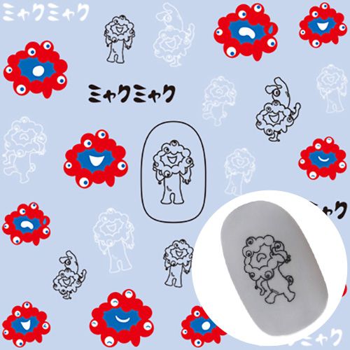 2025大阪・関西万博 ミャクミャク ネイルシール2【お取り寄せ】【ゆうパケット】