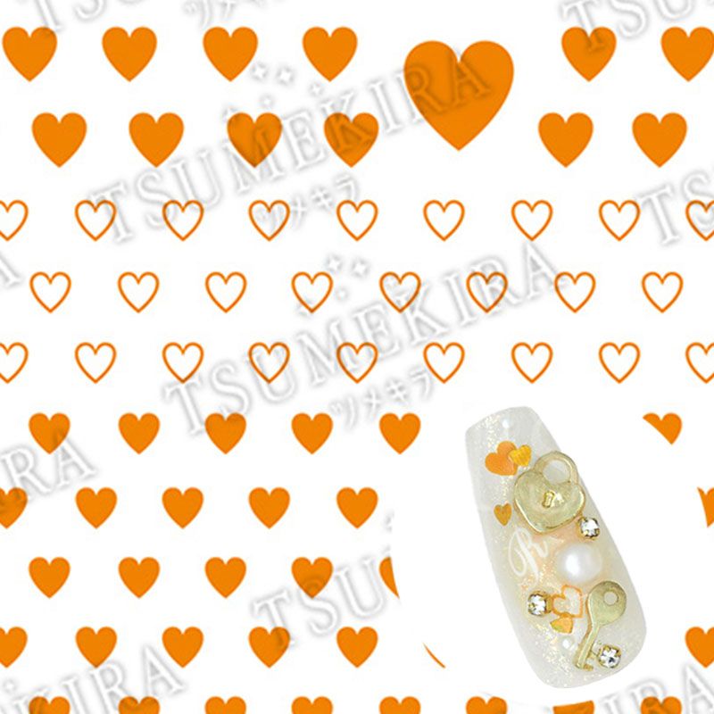 【es】カラーハート ORANGE(オレンジ)【お取り寄せ】【ゆうパケット】