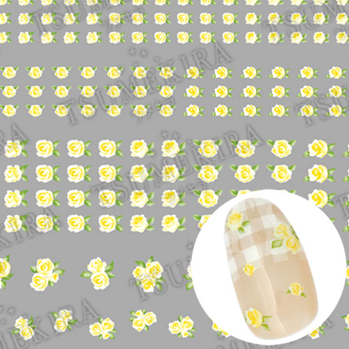 【es】小花 イエロー【お取り寄せ】【ゆうパケット】