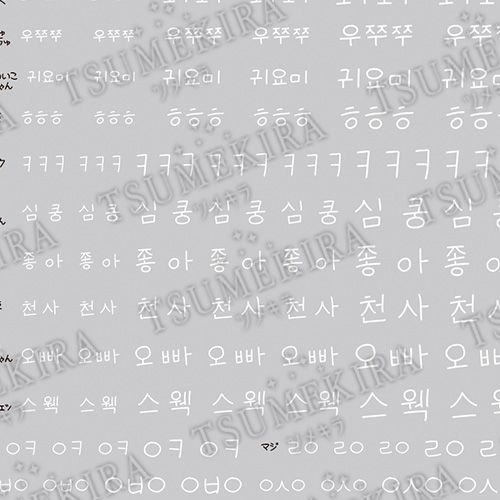 【es】Korean buzzwords ハングクユヘンオ白【お取り寄せ】【ゆうパケット】