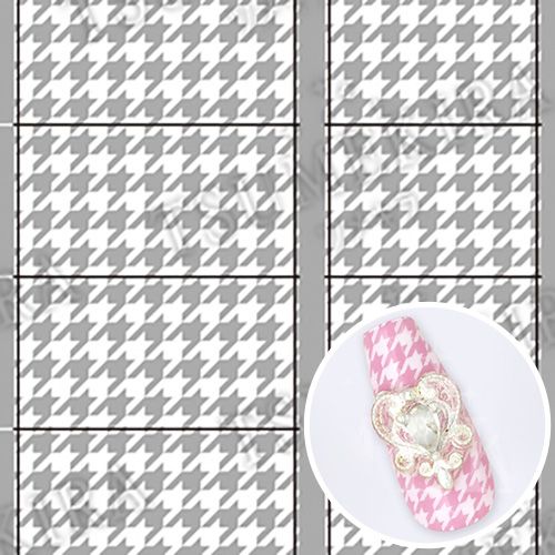 千鳥格子フレンチ 白【お取り寄せ】【ゆうパケット】