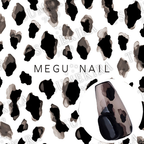 MEGU NAILプロデュース MEGUニュアンスインク BLACK【お取り寄せ】【ゆうパケット】