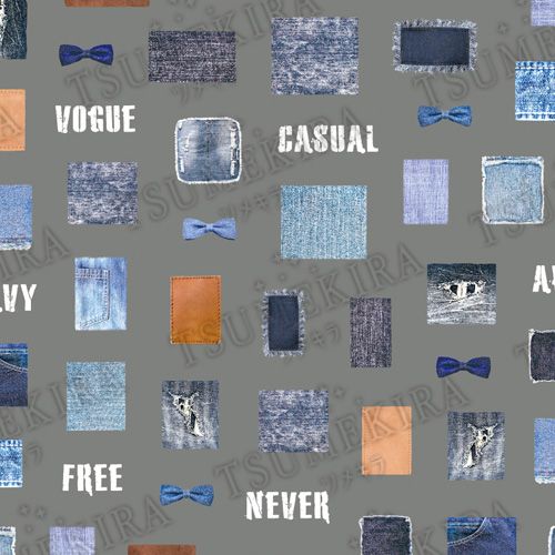 パッチワークデニム【お取り寄せ】【ゆうパケット】