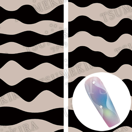 YOSHIKONANBUプロデュース ウェーブ用ガイドシール【お取り寄せ】【ゆうパケット】