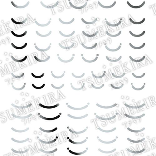 【金銀/メタリックシリーズ】カーブスティック シルバー【ゆうパケット】