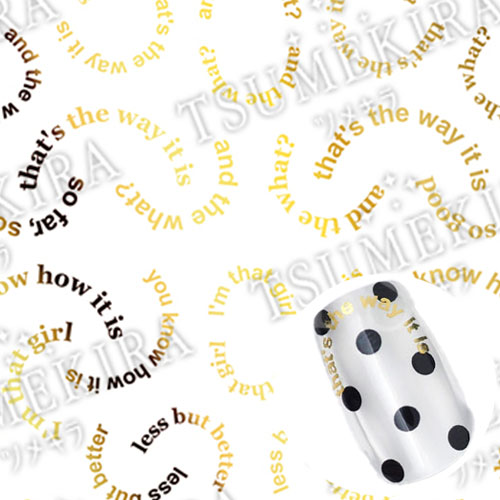 AKI HARASHIMAプロデュース Arc text gold(ジェル専用)【ゆうパケット】