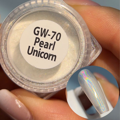 グローパウダー0.3g GW70 パールユニコーン【ゆうパケット】