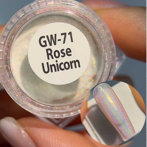 グローパウダー0.3g GW71 ローズユニコーン【ゆうパケット】