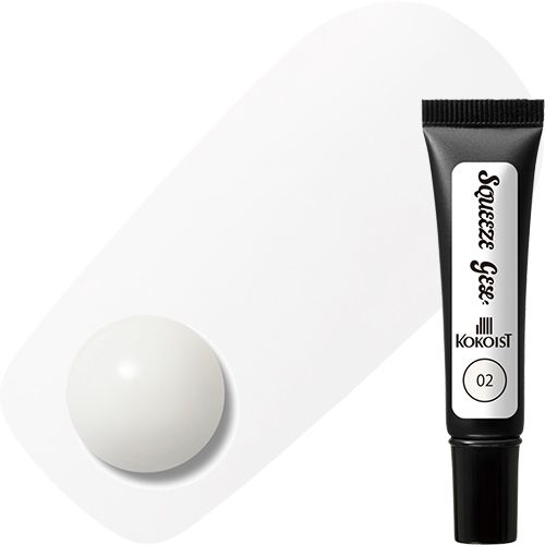 Squeeze Gel(スクイーズジェル)10g 02 Sheer White【お取り寄せ】【ゆうパケット】