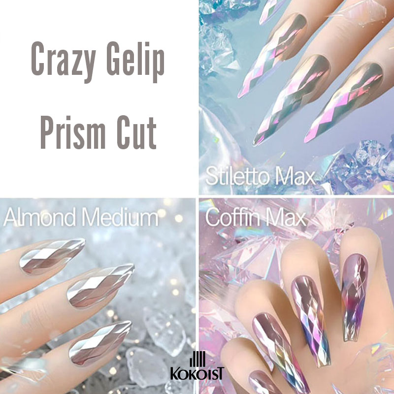 rednails web channel / Crazy Gelip Prism Cut Coffin Max