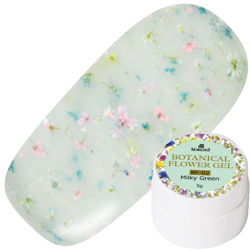 ♪BOTANICAL FLOWER GEL 5g BF-02 Milky Green【ゆうパケット】