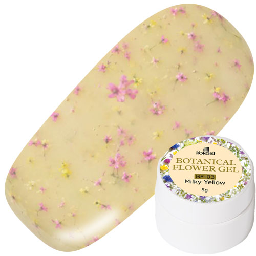 ♪BOTANICAL FLOWER GEL 5g BF-03 Milky Yellow【ゆうパケット】