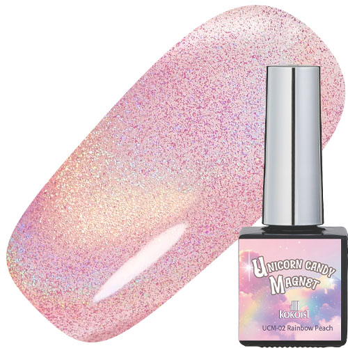 ユニコーンキャンディマグネット10ml Rainbow Peach【お取り寄せ】