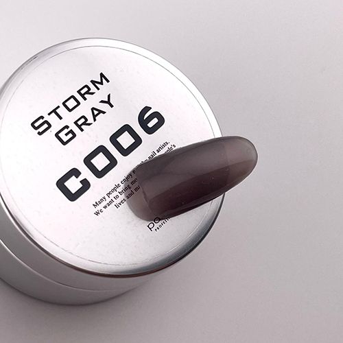 【CAPLUS NAIL】カラージェル4g  C006 ストームグレー【お取り寄せ】【ゆうパケット】