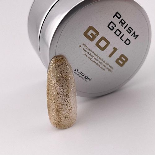 【CAPLUS NAIL】カラージェル4g  G018 プリズムゴールド【お取り寄せ】【ゆうパケット】