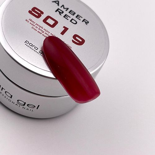 カラージェル4g S019 アンバーレッド【お取り寄せ】【ゆうパケット】