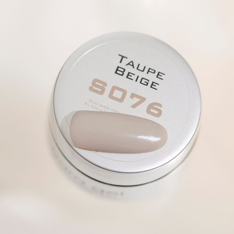 ☆【シアー＆グリッター】カラージェル S076 トープベージュ3g【お取り寄せ】【ゆうパケット】