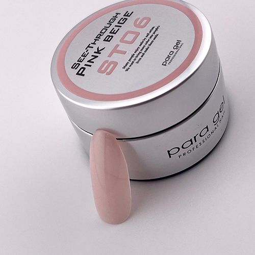 シースルーカラージェル4g ST06 シースルーピンクベージュ【お取り寄せ】【ゆうパケット】