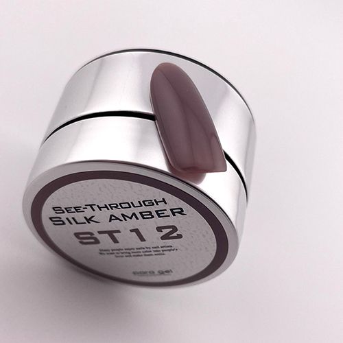 シースルーカラージェル4g ST12 シースルーシルクアンバー【お取り寄せ】【ゆうパケット】