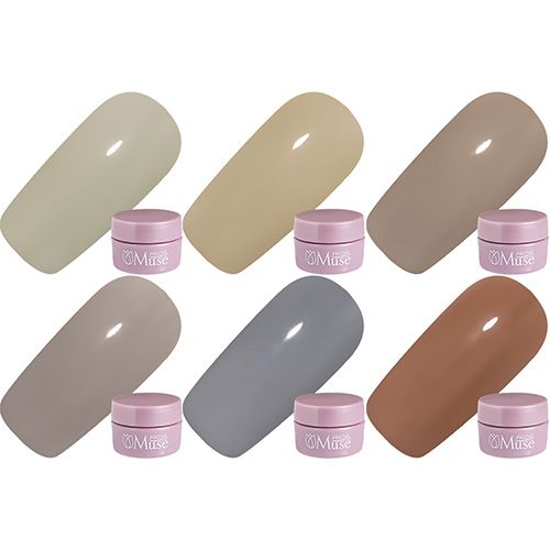 【ハーバルダルカラーシリーズ】プリジェルミューズ3g×6色セット【お取り寄せ】
