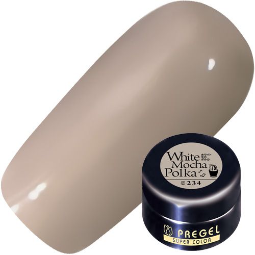 カラーEX4g 234 ホワイトモカポルカ【ゆうパケット】