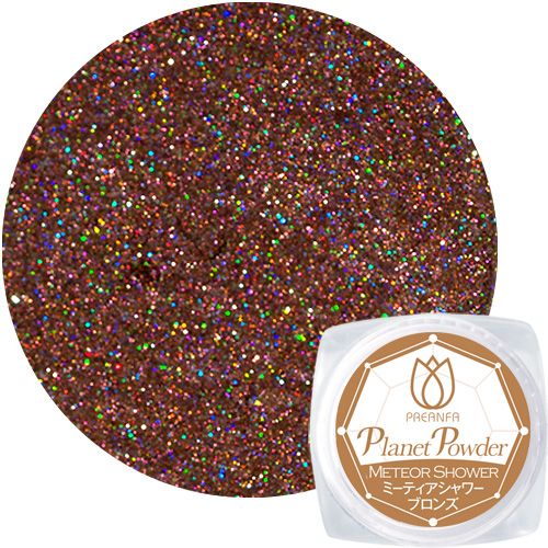 プラネットパウダー ミーティアシャワー ブロンズ(スポンジチップ付)【お取り寄せ】【ゆうパケット】