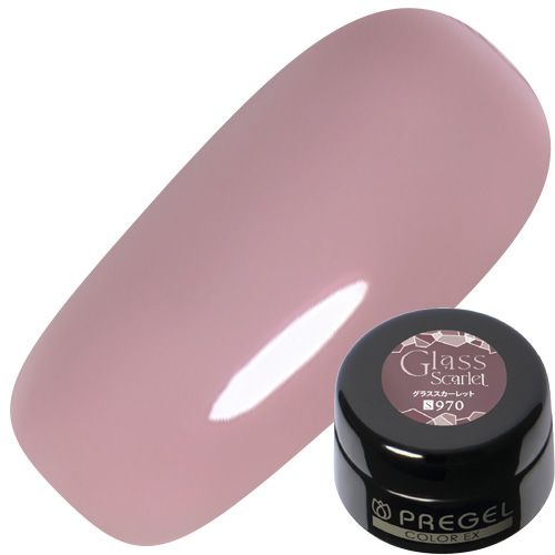 【ステンドグラスシリーズ】カラーEX3g 970 グラススカーレット【ゆうパケット】