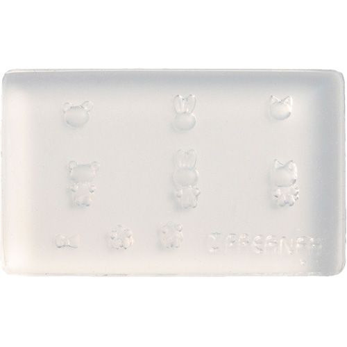 【なかやまちえこコラボ】シリコンモールド013 ミニチュアどうぶつ【ゆうパケット】