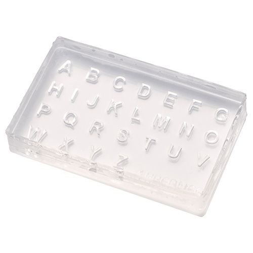 シリコンモールド アルファベット大文字【お取り寄せ】【ゆうパケット】