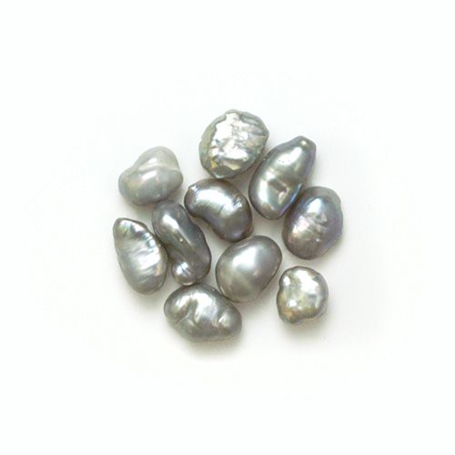 アクセサリーパール10粒 グレー【お取り寄せ】【ゆうパケット】