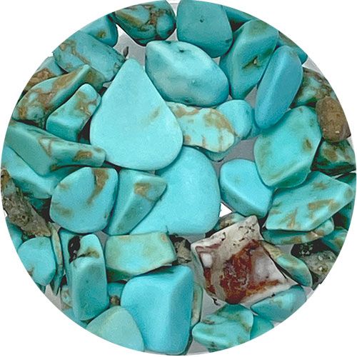 天然石風ストーン 04 ターコイズ【お取り寄せ】【ゆうパケット】