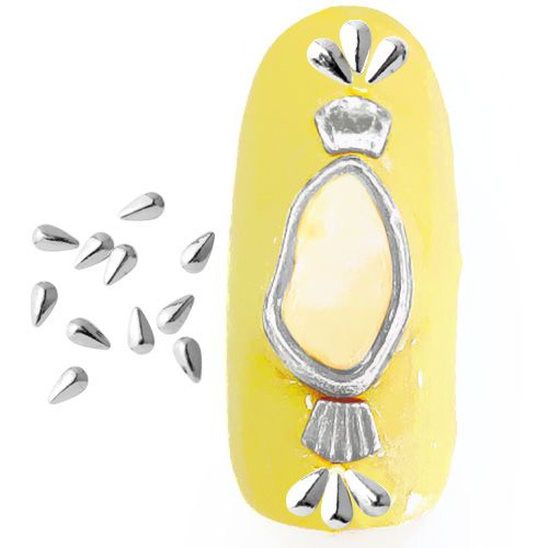 スタッズ ティアドロップ1-4L シルバー【お取り寄せ】【ゆうパケット】