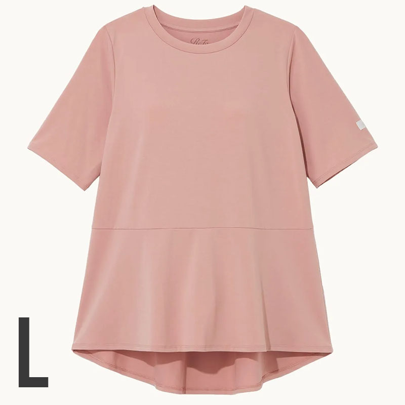 リファ バイタルテック ストレッチスムース ショートスリーブプルオーバー/WOMEN Lピンク【お取り寄せ】