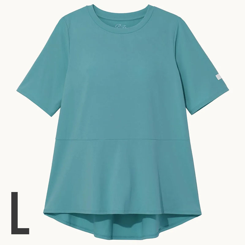 リファ バイタルテック ストレッチスムース ショートスリーブプルオーバー/WOMEN Lターコイズ【お取り寄せ】