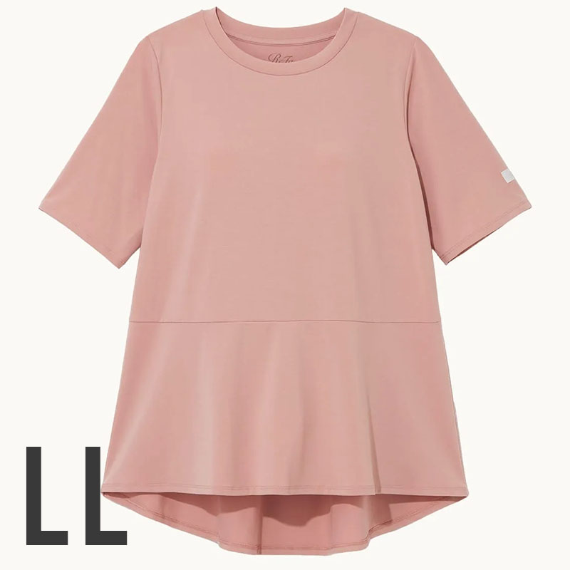 リファ バイタルテック ストレッチスムース ショートスリーブプルオーバー/WOMEN LLピンク【お取り寄せ】