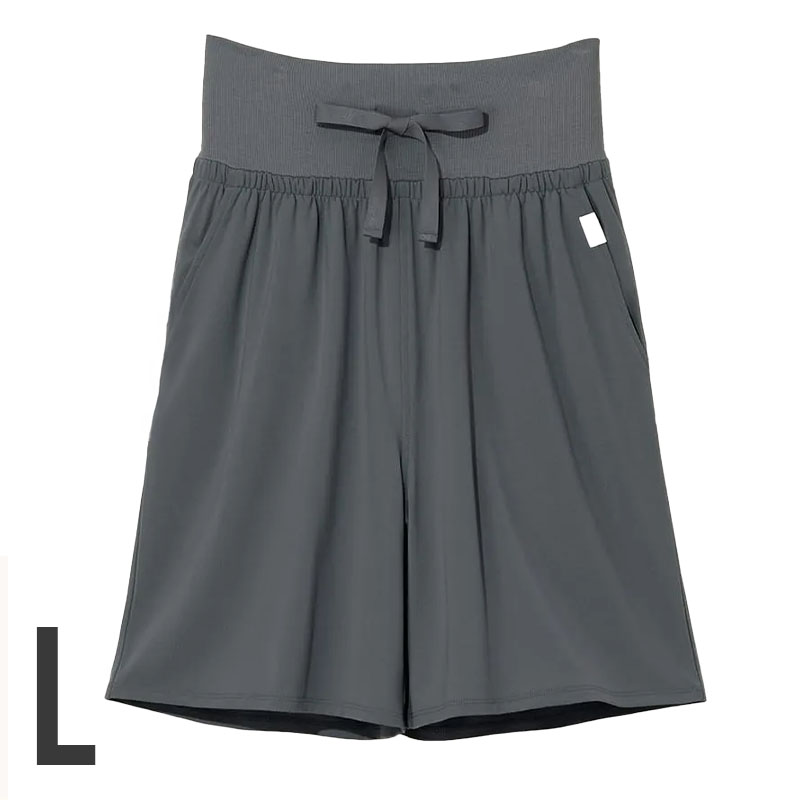 リファ バイタルテック ストレッチスムース ショートパンツ/WOMEN Lダークグレー【お取り寄せ】