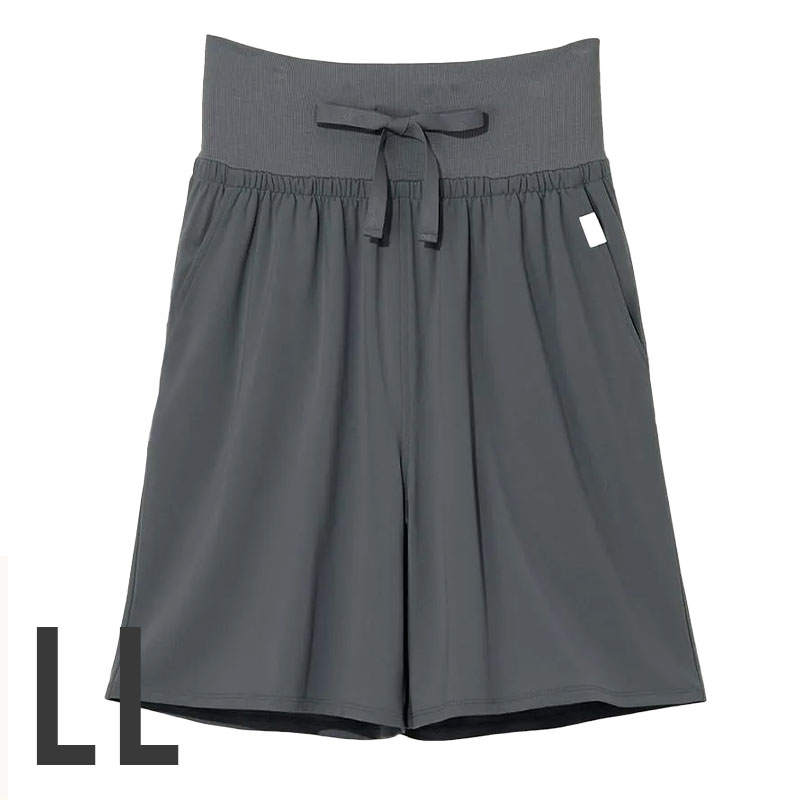リファ バイタルテック ストレッチスムース ショートパンツ/WOMEN LLダークグレー【お取り寄せ】