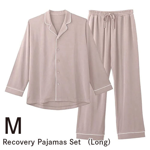 ニューピース リカバリーパジャマ セット ロング M グレージュ【お取り寄せ】
