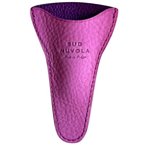 本革ニッパーケース SUMIRE(サクラ(型押し)×パープル)【ゆうパケット】