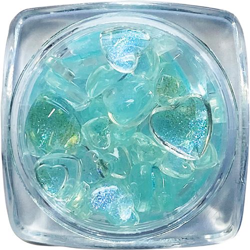 オーロララメインパーツ ハートアラカルトケース入 ブルー【お取り寄せ】【ゆうパケット】