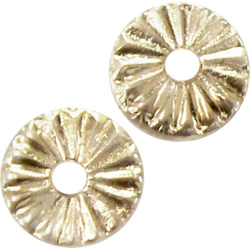 [欠品]【Hanakoプロデュース】GIZAMARU ホワイトゴールド4mm 20個【お取り寄せ】【ゆうパケット】