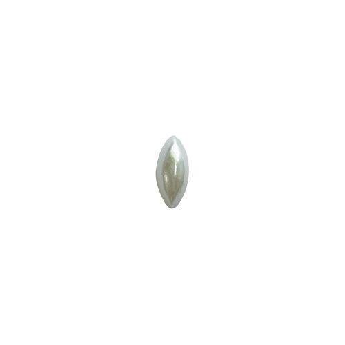 ♪リーフシェイプ パール オフホワイト 6mm×3mm 30個入【お取り寄せ】【ゆうパケット】