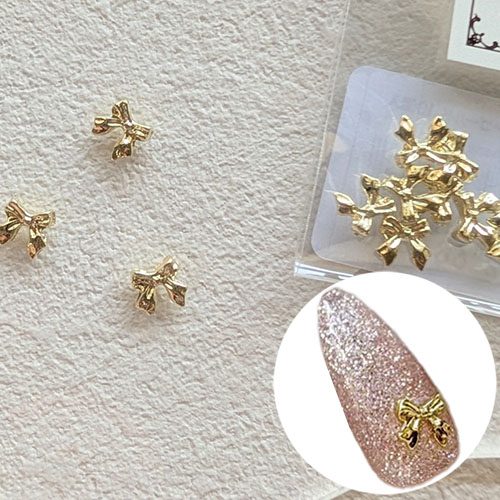 ♪プチPリボン ゴールド10個入【ゆうパケット】