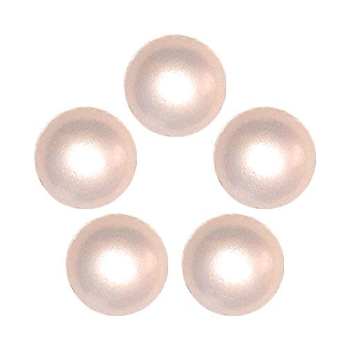 マットパール クォーターカット6mm(5個) オーロラピンク【お取り寄せ】【ゆうパケット】