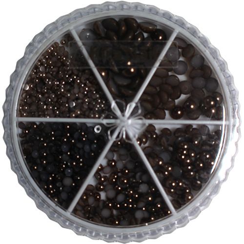 ♪パールセット ハーフラウンド(6サイズ) ダークゴールド【お取り寄せ】【ゆうパケット】