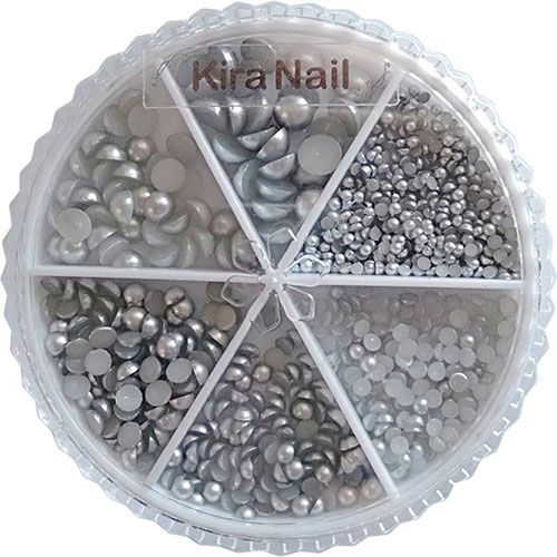 ♪パールセット ハーフラウンド(6サイズ) シルバー【お取り寄せ】【ゆうパケット】