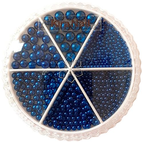 ♪パールセット ラウンド(6サイズ) コバルトブルー【お取り寄せ】【ゆうパケット】