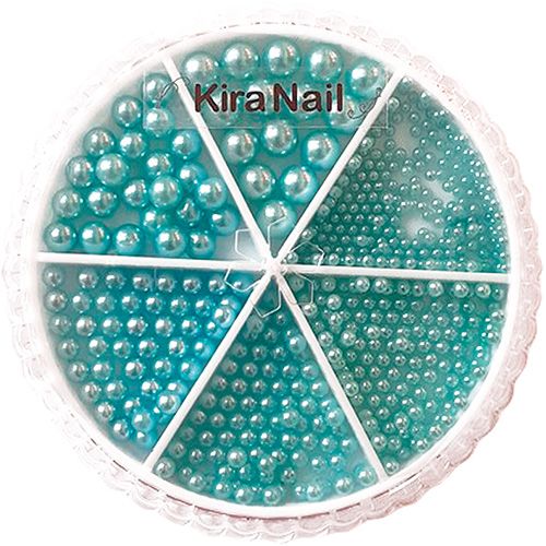 ♪パールセット ラウンド(6サイズ) ミントブルー【お取り寄せ】【ゆうパケット】