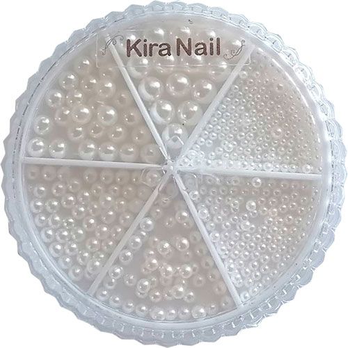 ♪パールセット ラウンド(6サイズ) オフホワイト【ゆうパケット】